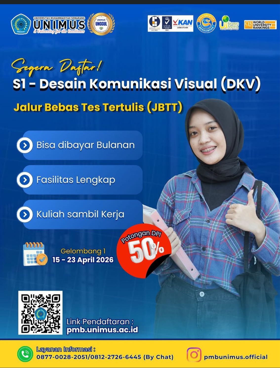 Tahun Akademik 2026/2027 Telah DIBUKA.
